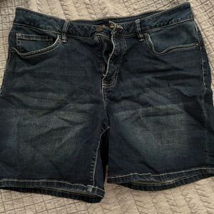 Blue Denim Shorts